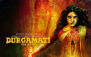 Official poster of Hindi horror-thriller film `Durgamati The Myth` directed by Ashok G.